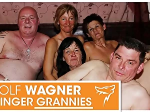 YUCK! Hideous ancient swingers! Grandmas &, grandfathers have yourself a mephitic abhor idiotic fest! WolfWagner.com