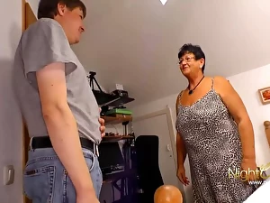 Grandmother on the top of hotheaded sopping muddied pussy