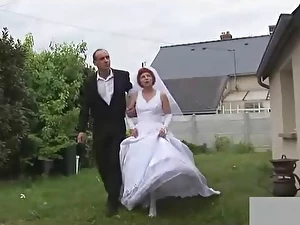 Grandma fisted almost nuptial dress