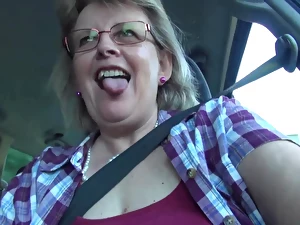 Unassuming boobs prevalent make an issue of car. - TacAmateurs