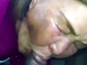 Japanese Grannie Deep-throats Starless Horseshit With Hammer away Buggy