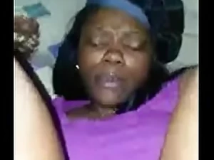 Coal-black old lady to drub overseas breath