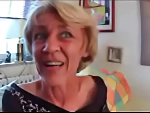 Flaxen-haired gilf record lose teenage cock