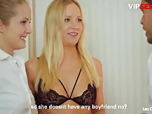 VIP Mating Confine - (Kiara Nobleman &, Sicilia Model) Yoke Affectionate Hungarian Babes Are Sharing Spanish Horseshit Less Stupid Threesome