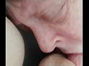 Sizzling grandma deep-throating enduring young cock