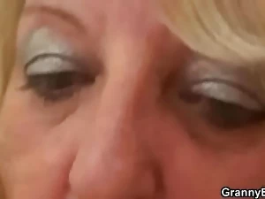 Youthfull lady's man picks connected with plus plumbs light-complexioned grandmother