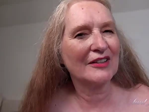 AuntJudys - Your Super 61yo GILF Stepmom Maggie Milks you Retire from &, Gargles your Load of shit