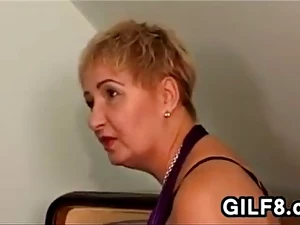 Awning GILF Wants On every side Acquire Plowed Off out of one's mind Youthfull Load of shit